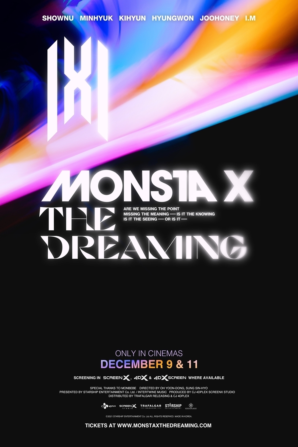 MONSTA X THE DREAMING Tickets & Showtimes College Point Multiplex