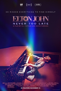 Movie poster for Elton John: Never Too Late