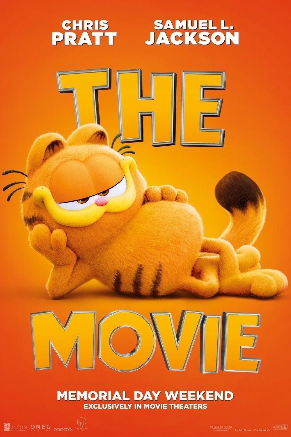 Now Showing The Garfield Movie at Cinemark Egyptian 24 and XD Located