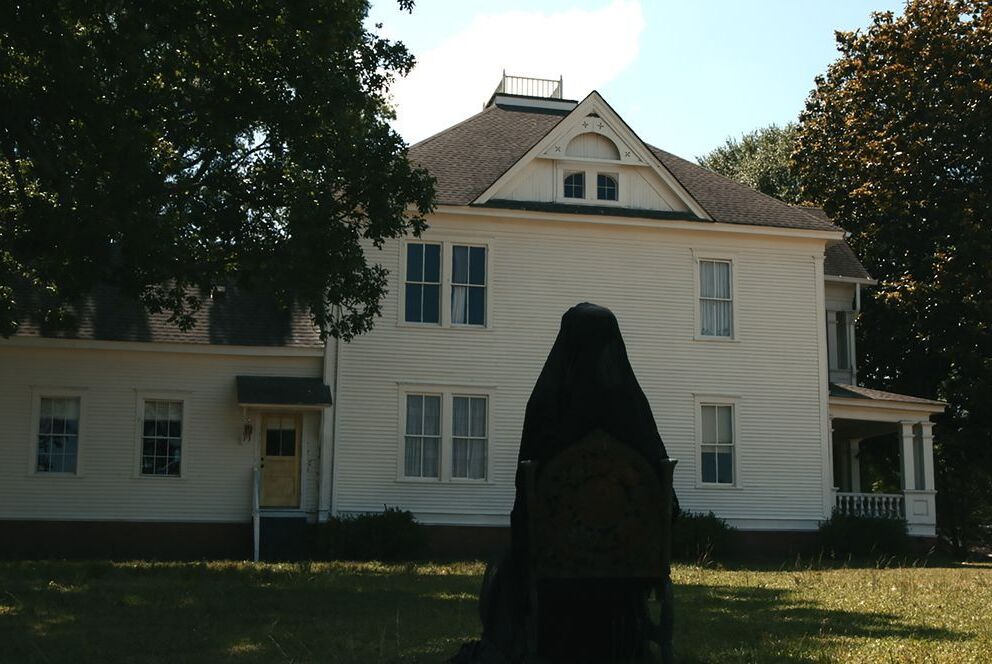 The Woman In The Yard Photo