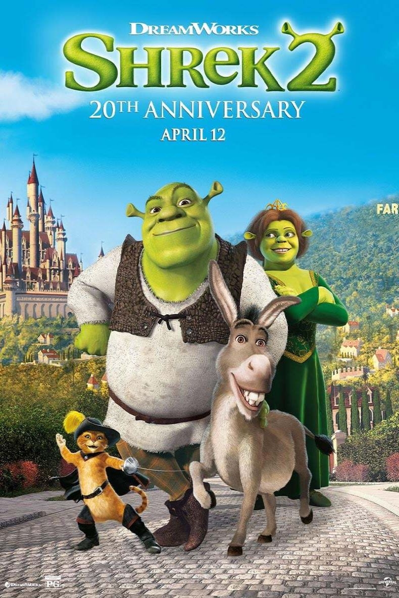 Now Showing Shrek 2 20th Anniversary at AMC Orange 30 Located at The